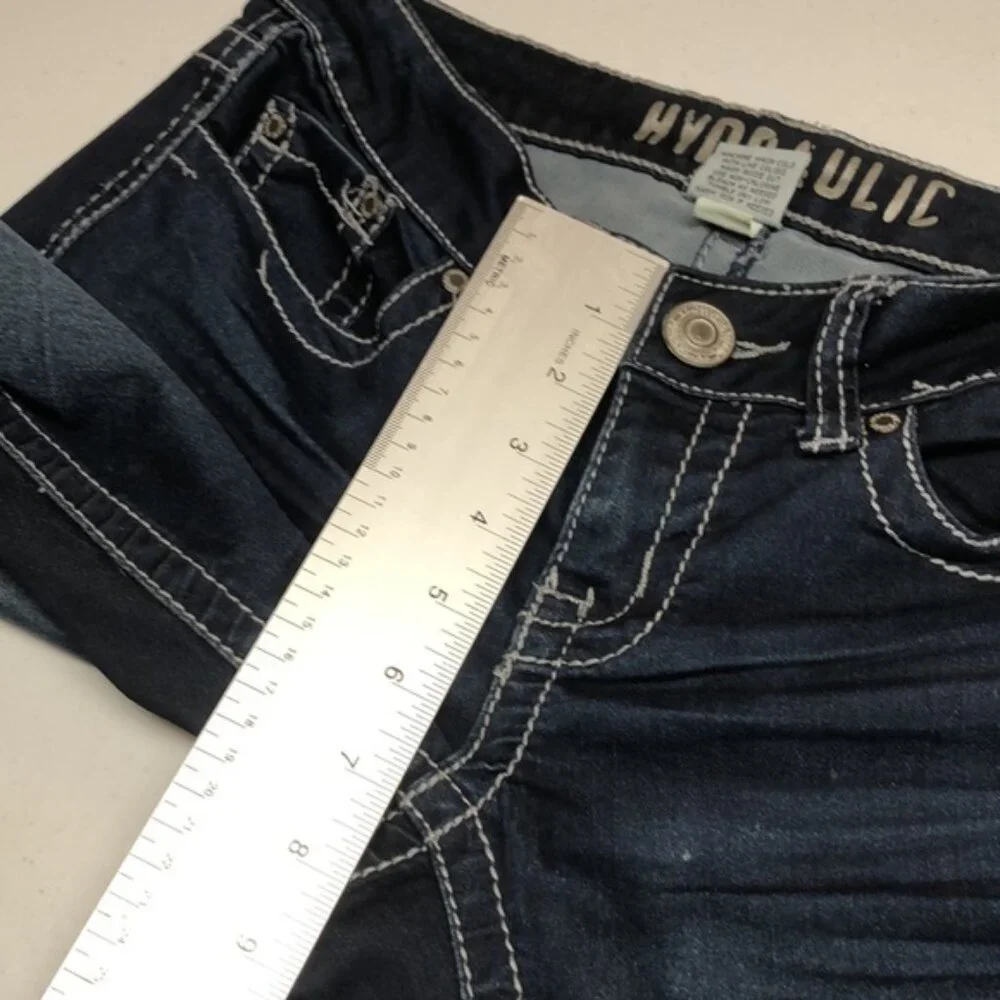 HYDRAULIC MID-RISE SKINNY STRETCH JEANS 6/28x32 ⭐️